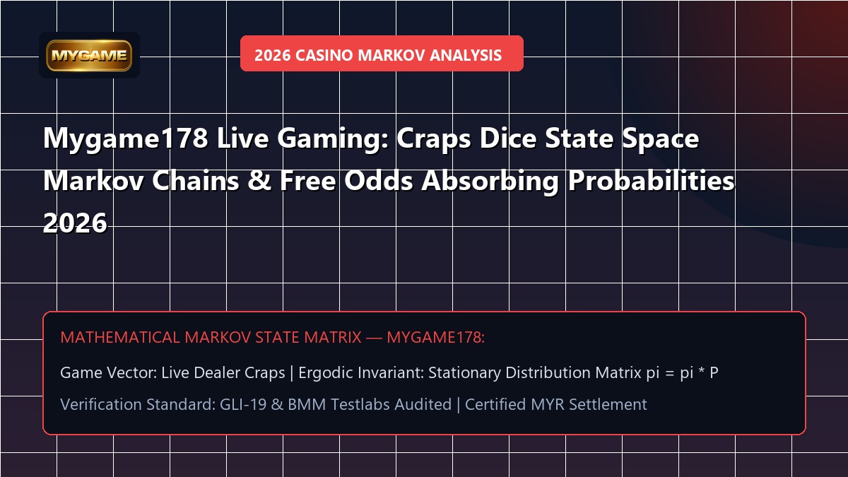Mygame178 Live Gaming: Craps Dice State Space Markov Chains & Free Odds Absorbing Probabilities 2026
